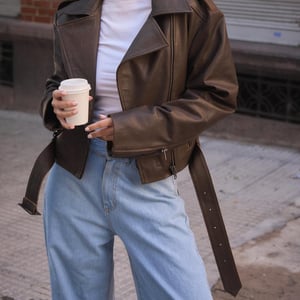 CAMPERA MAKIE MARRON