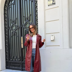 TRENCH PALMA CHERRY