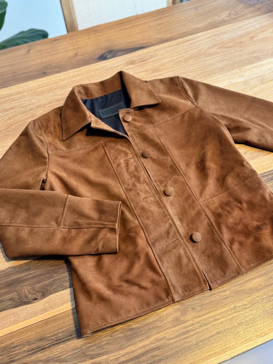 CAMPERA PARIS DE GAMUZA - Image 3